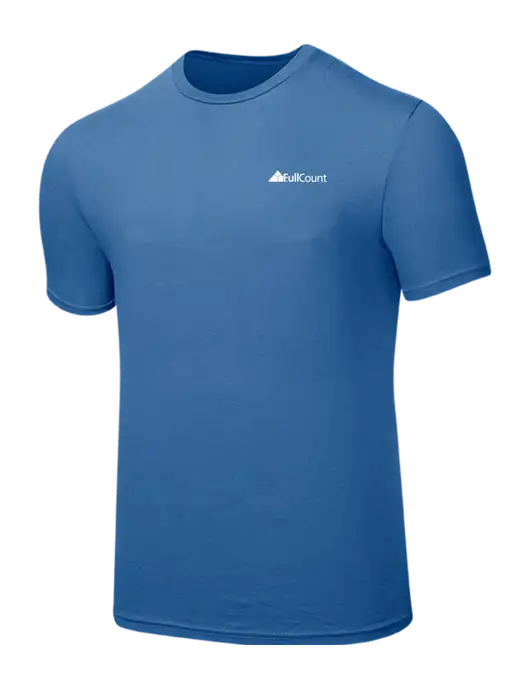 Seriously Soft Light Navy T-Shirt w/FullCount Logo