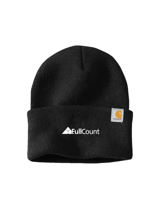 Carhartt Black Watch Cap 2.0 w/FullCount Logo