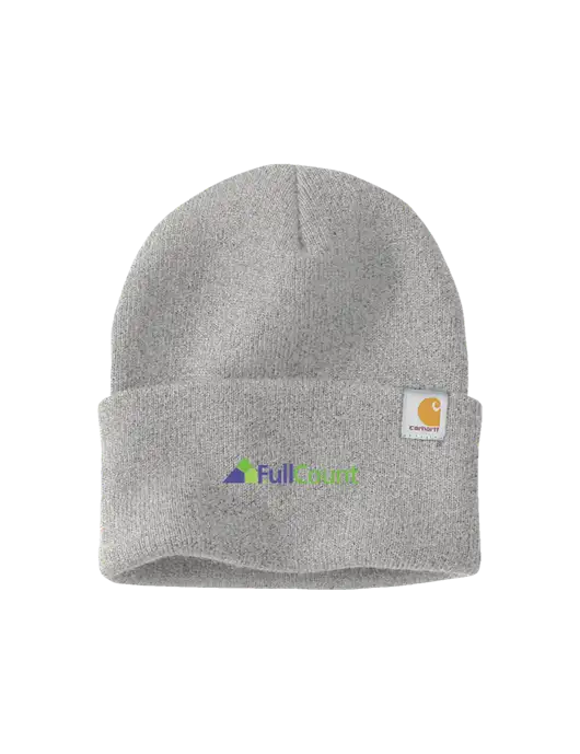 Carhartt Light Grey Heather Watch Cap 2.0 w/FullCount Logo