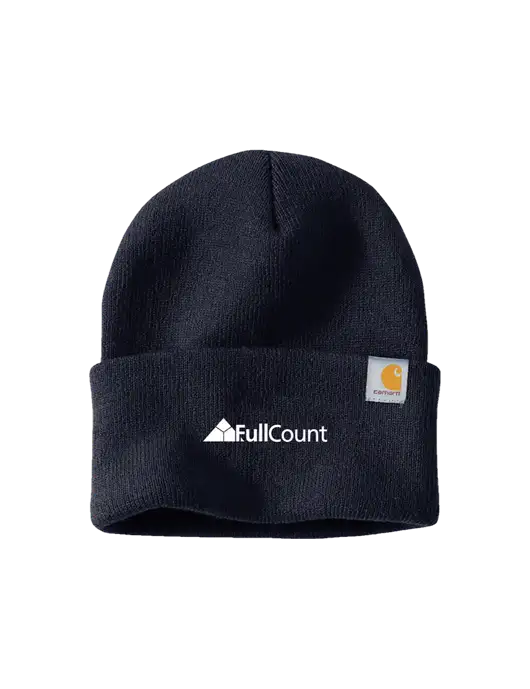 Carhartt Navy Watch Cap 2.0 w/FullCount Logo