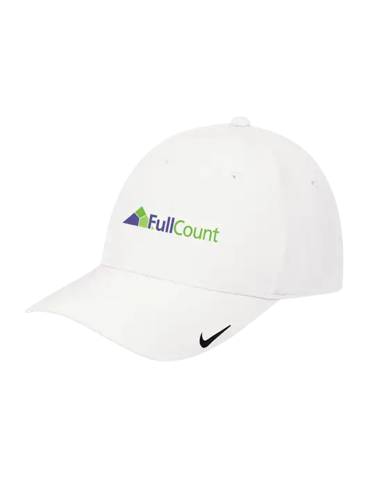 Nike White Dri-FIT Legacy Cap w/FullCount Logo