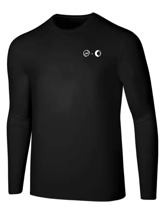 Seriously Soft Black Long Sleeve T-Shirt w/365 Cantaloupe Logo