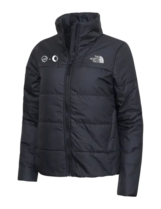 North Face Womens Black Everyday Insulated Jacket w/365 Cantaloupe Logo