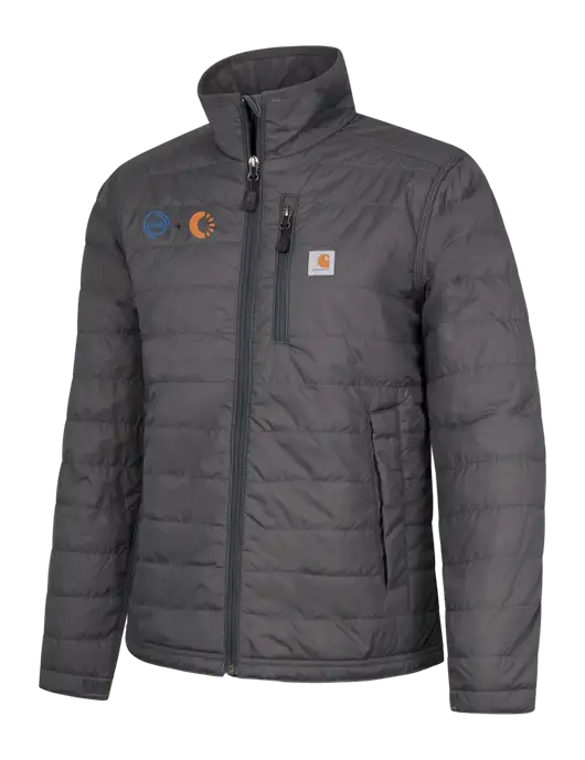 Carhartt Womens Dark Grey Gilliam Jacket w/365 Cantaloupe Logo
