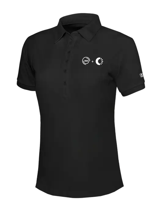 OGIO Womens Blacktop Jewel Polo w/365 Cantaloupe Logo