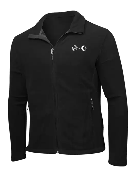 Black Fleece Jacket w/365 Cantaloupe Logo