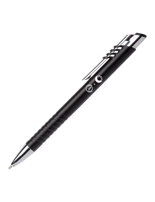 Schirhart Black Pen - Black Ink w/365 Cantaloupe Logo