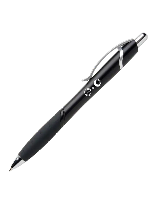 Summerhill Black Pen - Black Ink w/365 Cantaloupe Logo