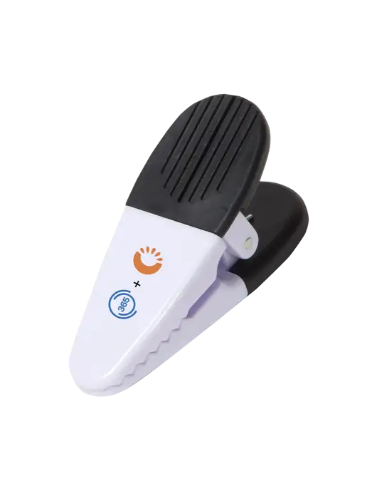 Magnetic White Power Clip w/365 Cantaloupe Logo