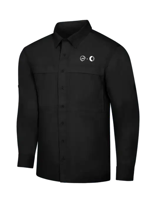 Black Long Sleeve UV Daybreak Shirt w/365 Cantaloupe Logo