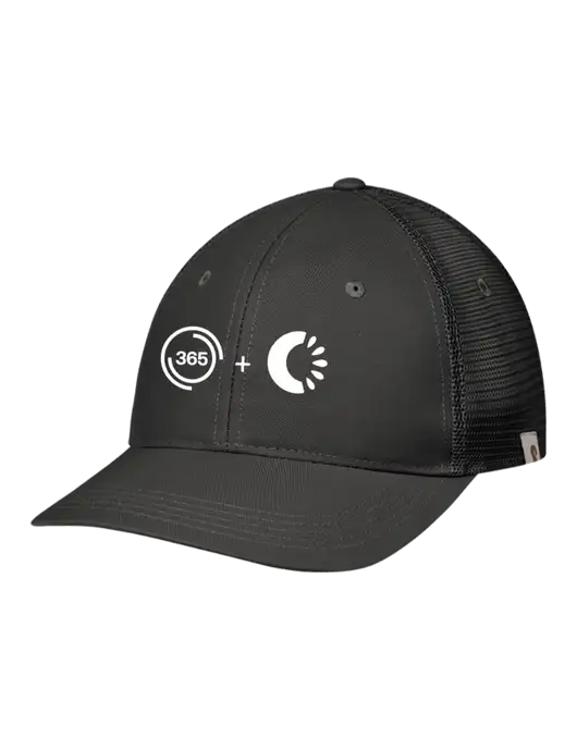 Carhartt Black Trucker Rugged Pro Series Cap w/365 Cantaloupe Logo