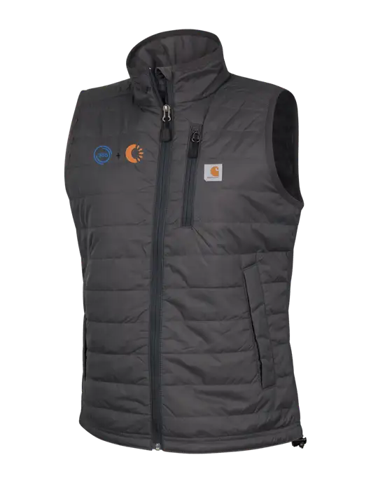 Carhartt Womens Dark Grey Gilliam Vest w/365 Cantaloupe Logo