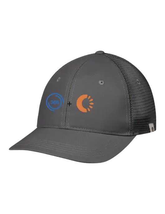 Carhartt Dark Grey Trucker Rugged Pro Series Cap w/365 Cantaloupe Logo