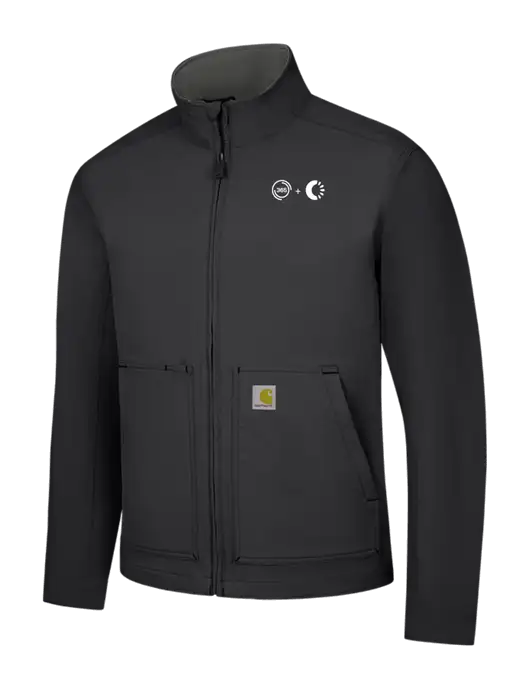 Carhartt Black Super Dux Soft Shell Jacket w/365 Cantaloupe Logo