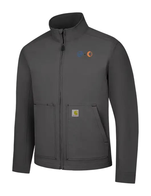 Carhartt Dark Grey Super Dux Soft Shell Jacket w/365 Cantaloupe Logo
