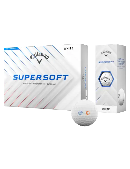 Callaway Supersoft Golf Balls 12/pk w/365 Cantaloupe Logo